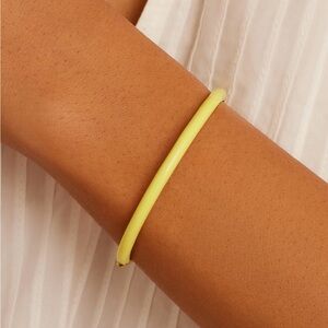 Gorjana Paseo Enamel Cuff Bracelet in Yellow!! (MSRP $95)